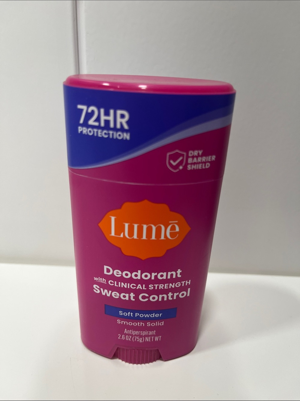 Lume Soft Powder Sweat Control Deodorant - Pink